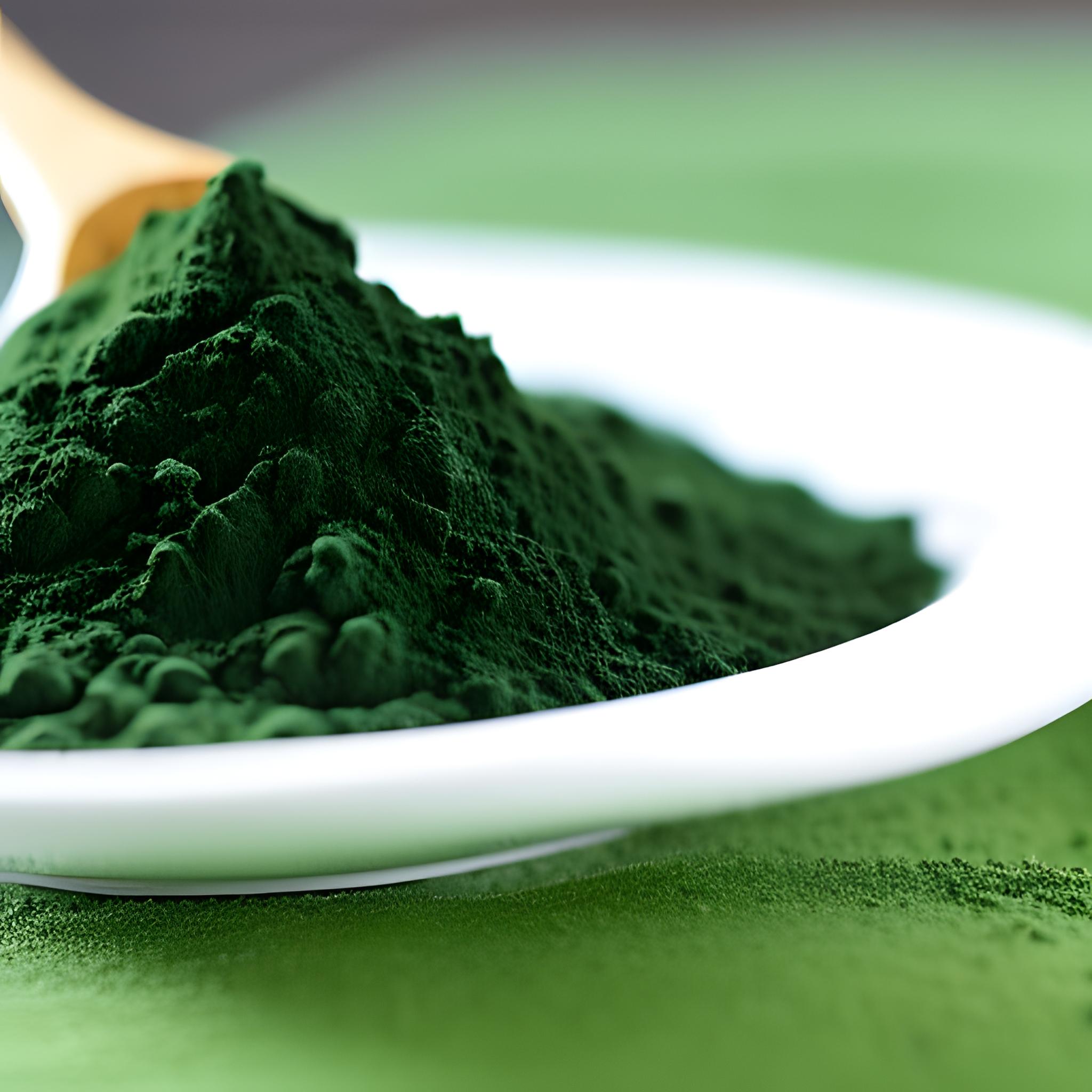 Spirulina Algen (KI generiertes Foto)
